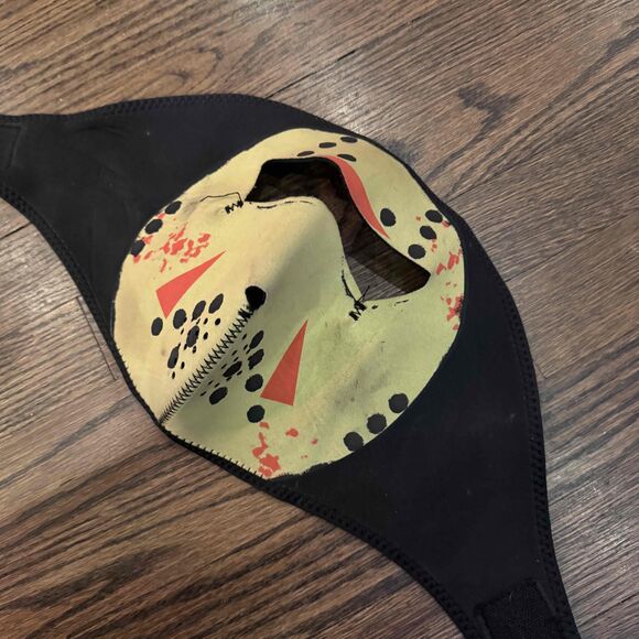 ZAN Friday 13th Jason Neoprene Full Face Mask Winter Covering Velcro Strap - Picture 4 of 7